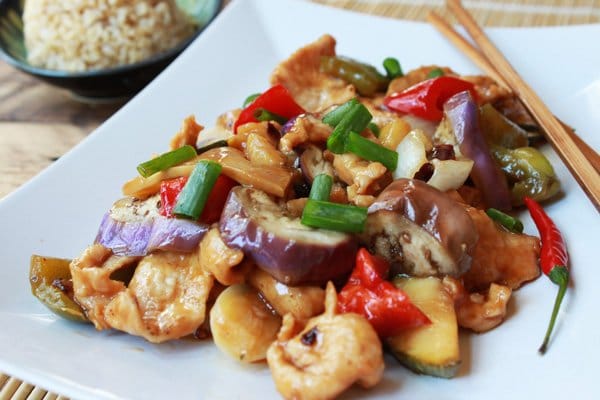 Eggplant Chicken
